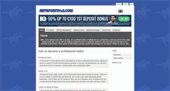 Desktop Screenshot of betsports1x2.com